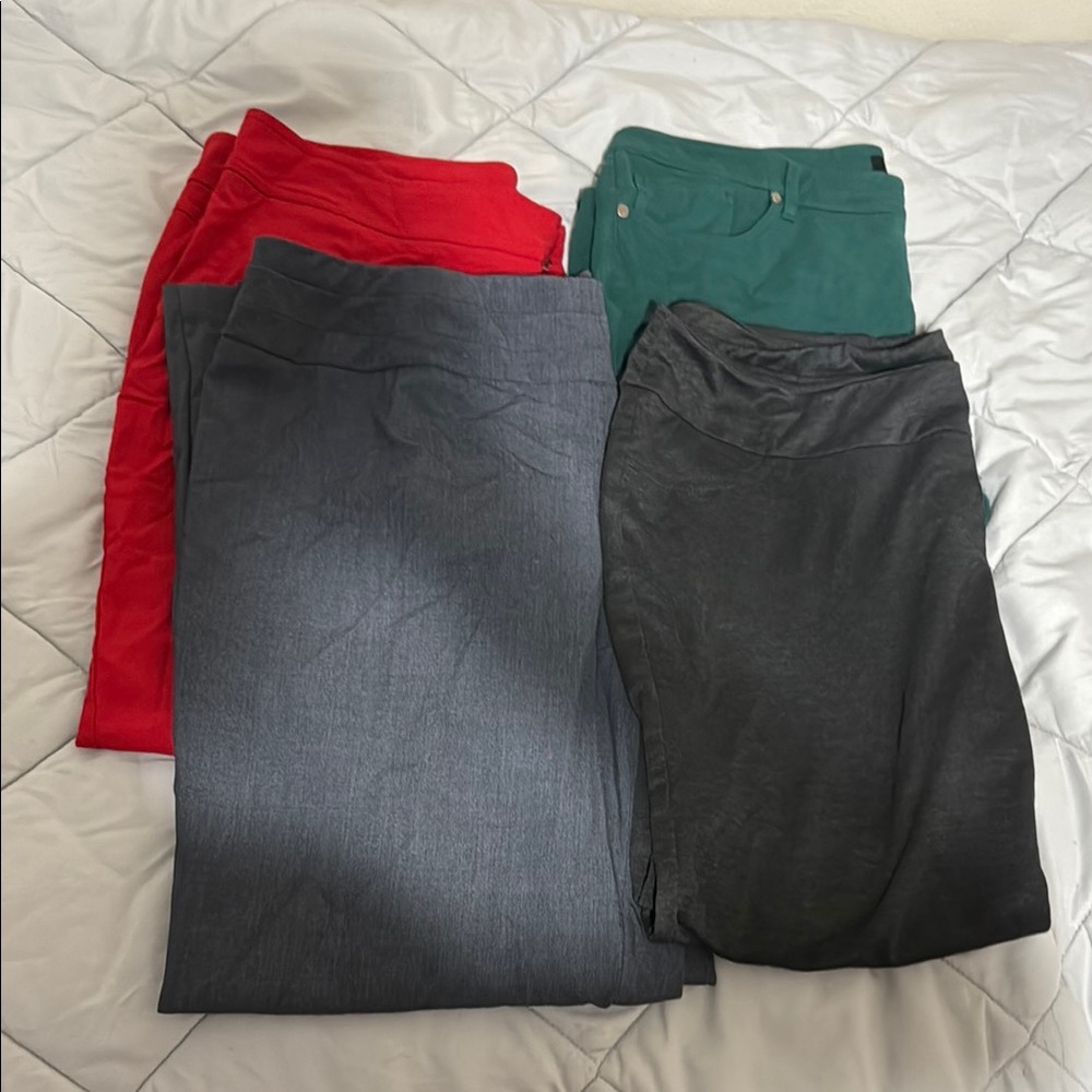 Various brands 4pair of women’s dress pants size 20 and 20W